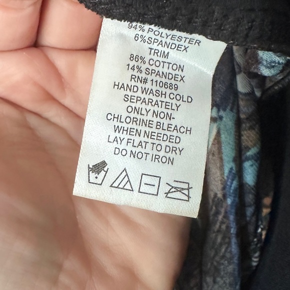 Women With Control Flare Leg Pants 1XP Stretch Flowy Retro Geometric Print Boho - Picture 14 of 16